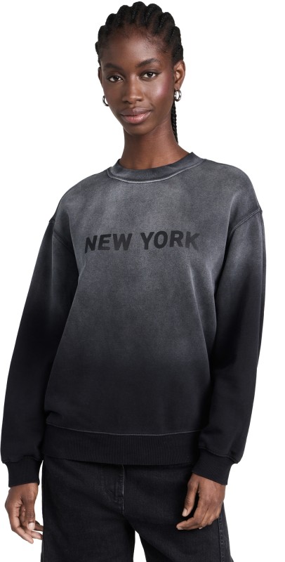 Z Supply Syd City New York Sweatshirt Black