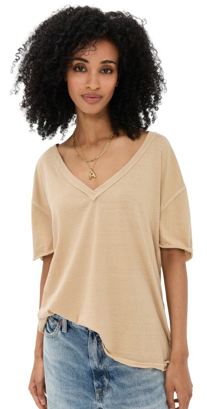 Free People Nina V Tee Cashmere