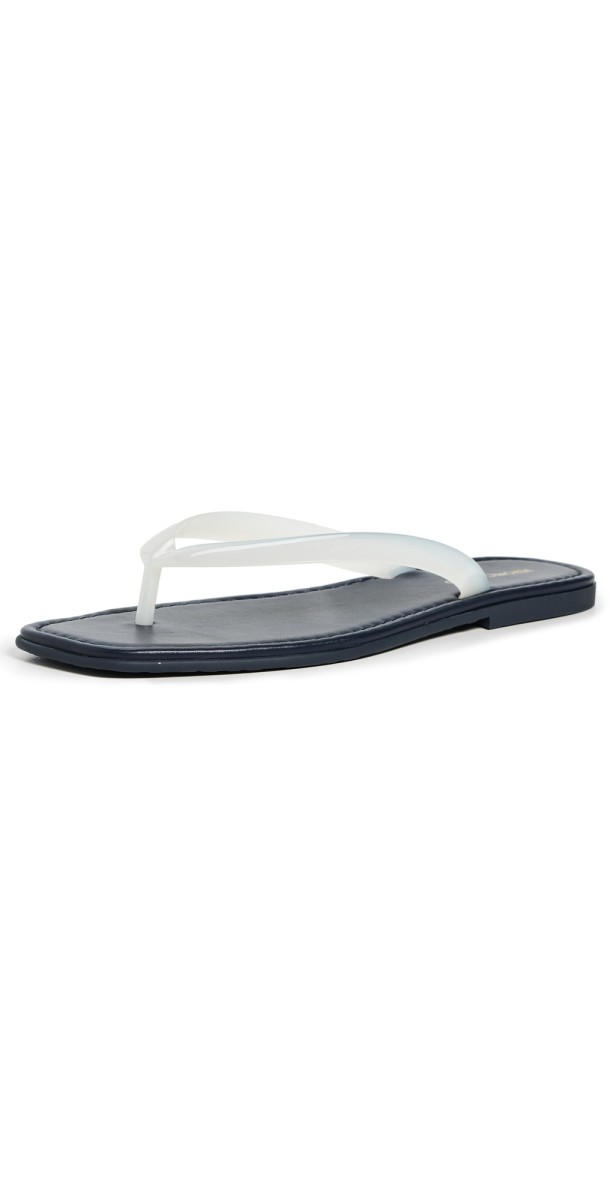 Veronica Beard Clea Jelly Sandals Coconut