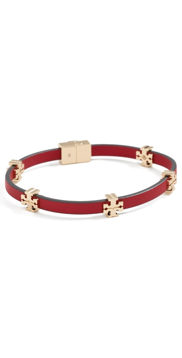Tory Burch Eleanor Bio Bracelet Tory Gold/Red