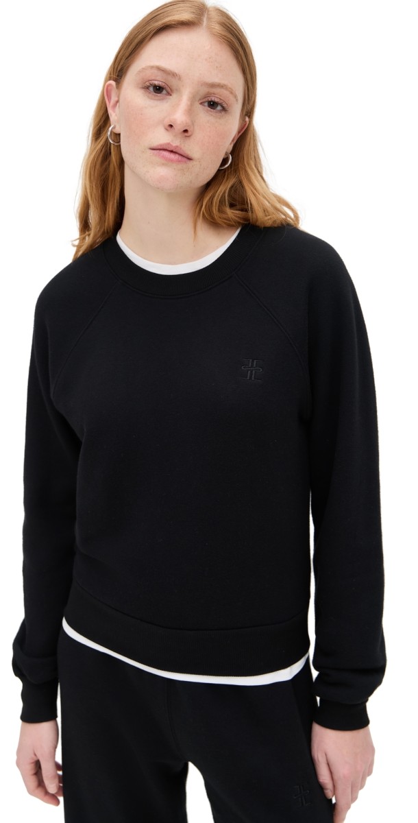 Éterne Shrunken Raglan Sweatshirt Black
