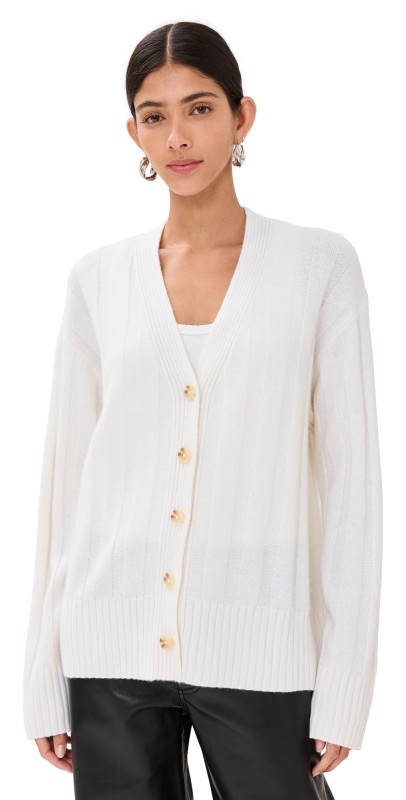 Reformation Capri Oversized Cashmere Cardigan Gossamer