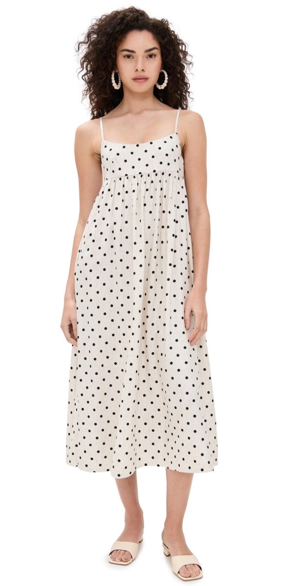 Amanda Uprichard Wynwood Dress Beige/Black