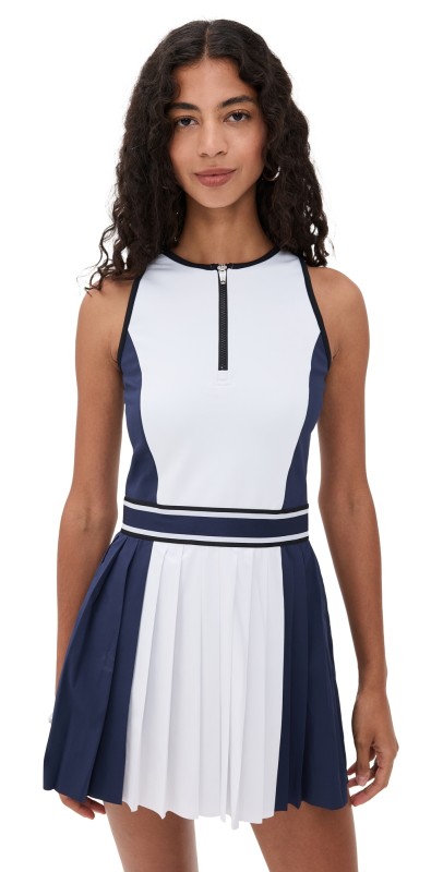 Greyson Colorblock Leo Dress Maltese Blue/Arctic - 848