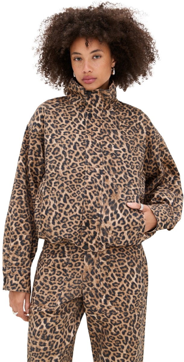 LNA Broadway Leopard Jacket Leopard