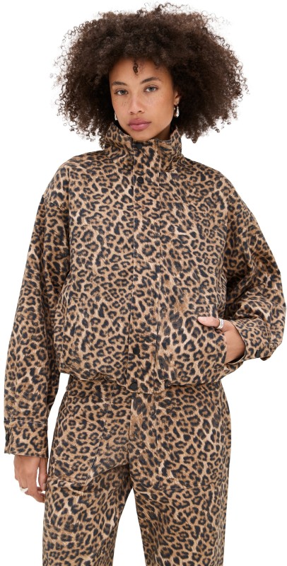 LNA Broadway Leopard Jacket Leopard
