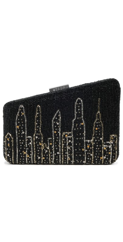 STAUD Carmella Beaded Clutch NYC Skyl