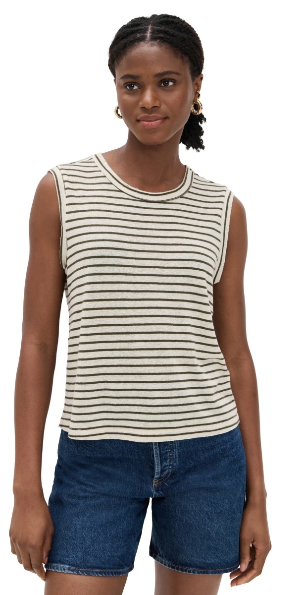AMO Sleeveless Love Tee Reseda Multi