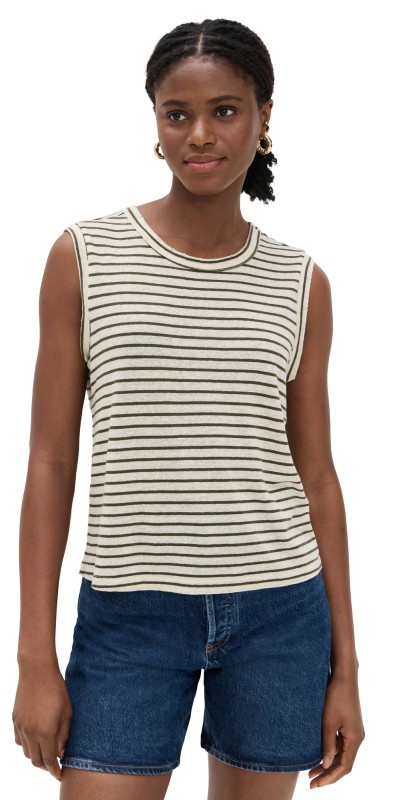 AMO Sleeveless Love Tee Reseda Multi