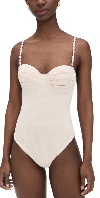Palmacea Mar Shell One Piece Ivory