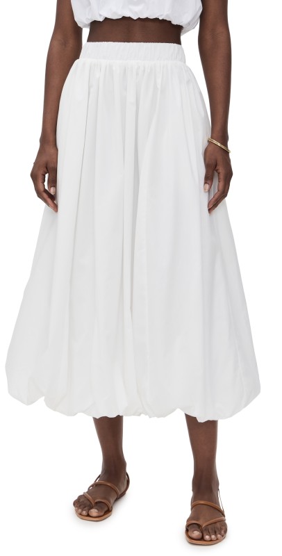 RAILS Cala Bubble Skirt White
