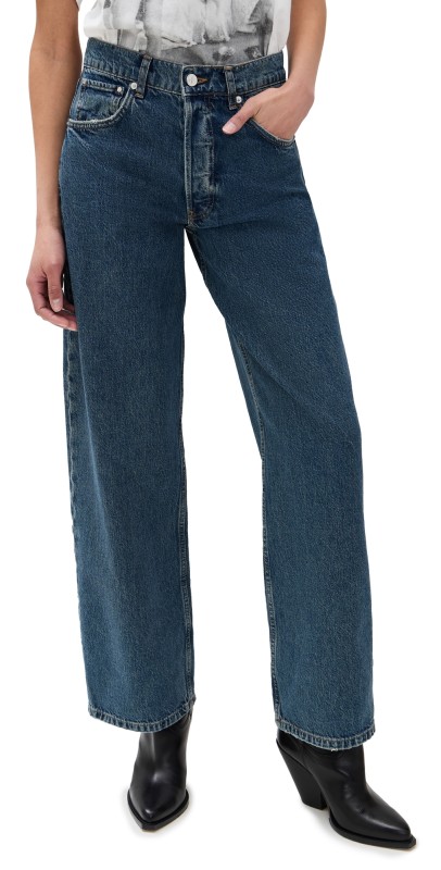 ANINE BING Manon Jeans Blue