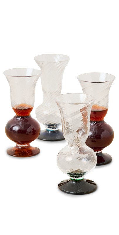 La DoubleJ Sippers Set Of 4 Rainbow Mix