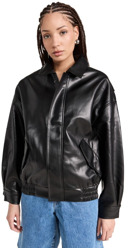 Lioness Kenny Bomber Jacket Jet Black