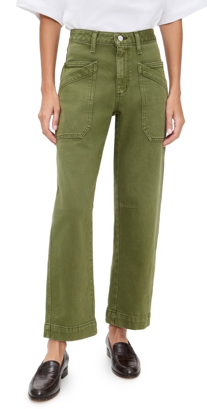 Joe's Jeans The Double Pocket Barrel Jeans Winter Moss