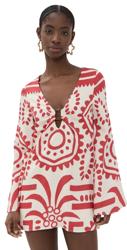 Seven Wonders Calli Mini Dress Red Multi