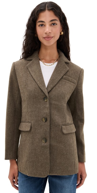 Line & Dot Belmont Blazer Brown