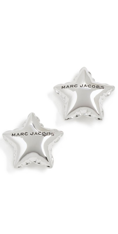 Marc Jacobs Balloon Star Earrings Light Antique Silver
