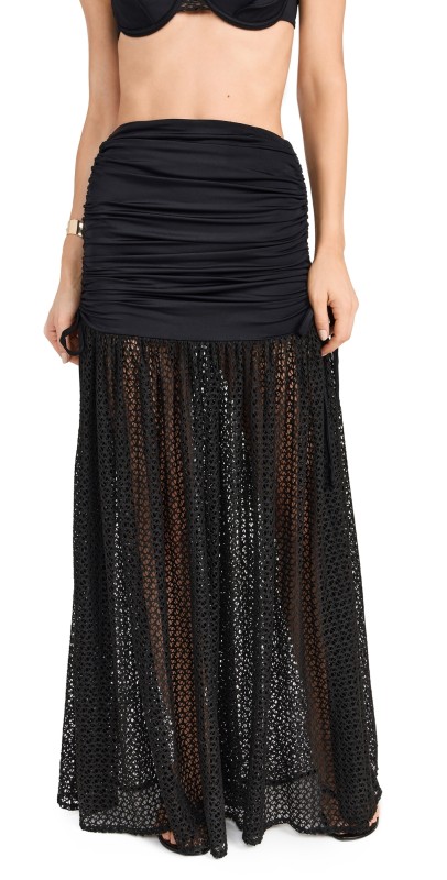 Bahia Maria Nube Skirt Black