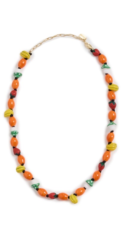 Clare V. Les Fruits De CV Necklace Mult