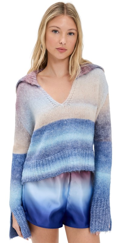 Solid & Striped The Lola Pullover Twilight/Raisin Brown