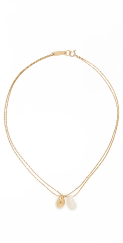 Isabel Marant Short Necklace Ecru