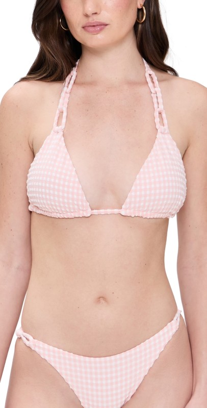 PQ Swim Loop Triangle Bikini Top Ballet