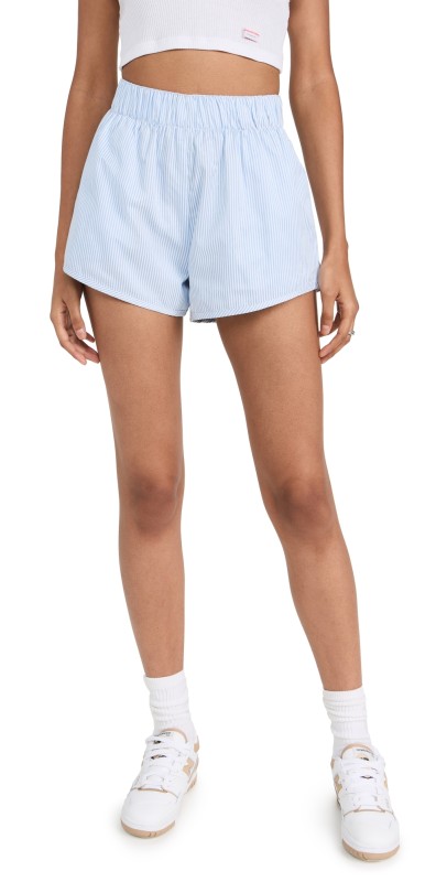 Recreational Habits The Ferry Cotton Shorts Blue
