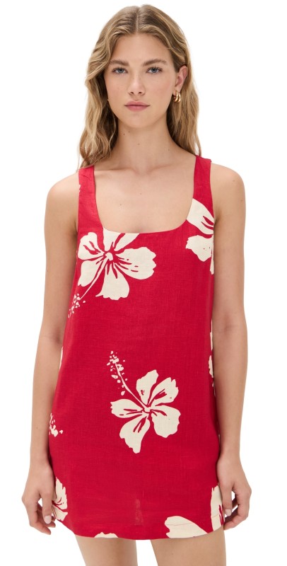 Reformation Hamley Linen Dress Paradise Lost