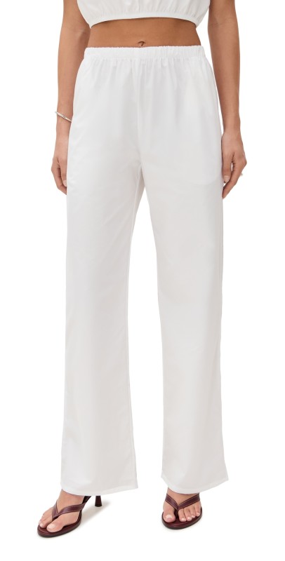 LE BOP Camille Pants White