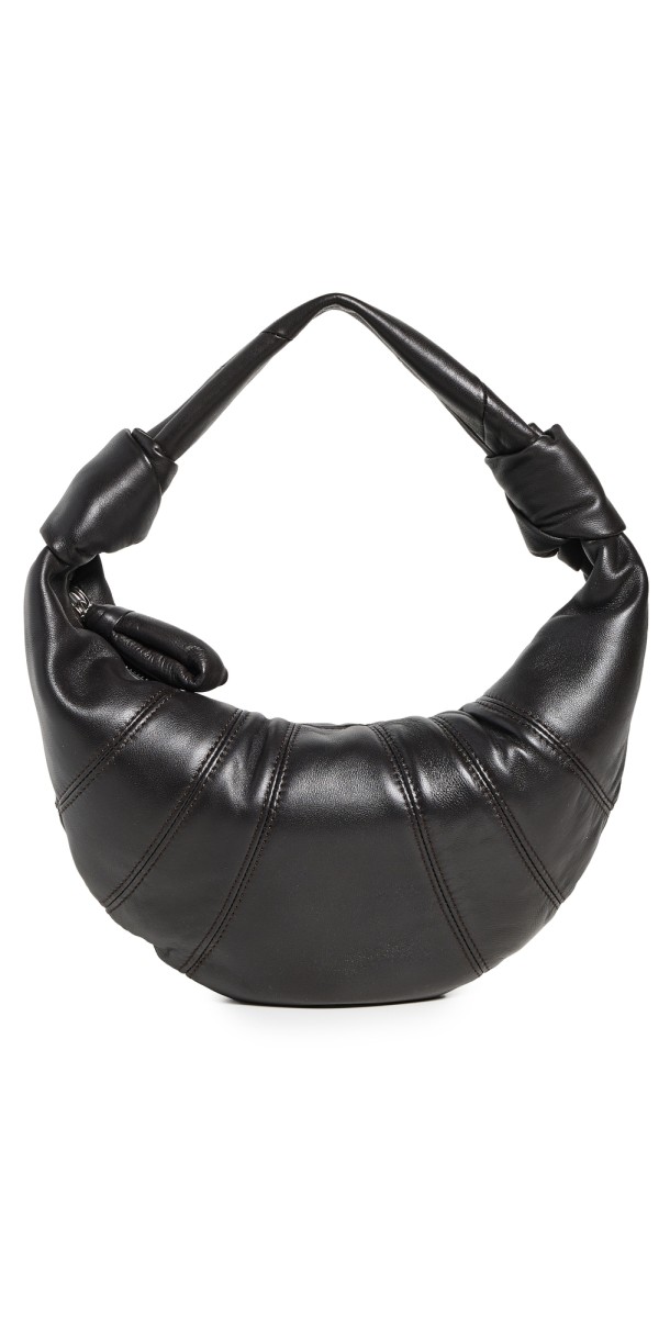 Lemaire Mini Fortune Croissant Bag Dark Chocolat