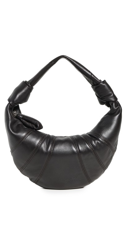 Lemaire Mini Fortune Croissant Bag Dark Chocolat