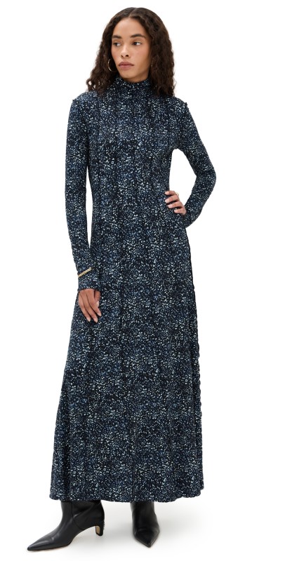 Proenza Schouler White Label Mabel Dress Navy Multi