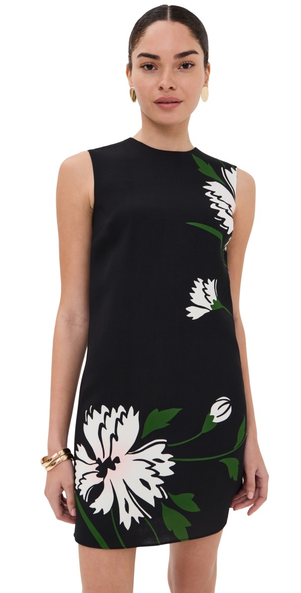 Veronica Beard Cromwell Dress Black Multi