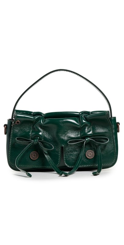 Acne Studios Multipocket Micro Crossbody Lux Bag Dark Gr
