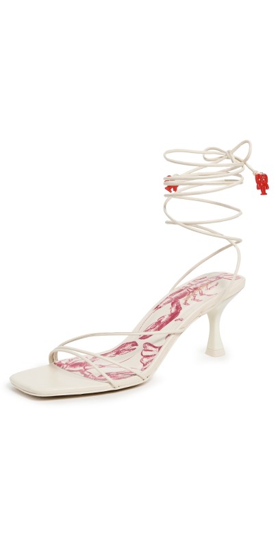 Larroudé Nadia Sandals Red