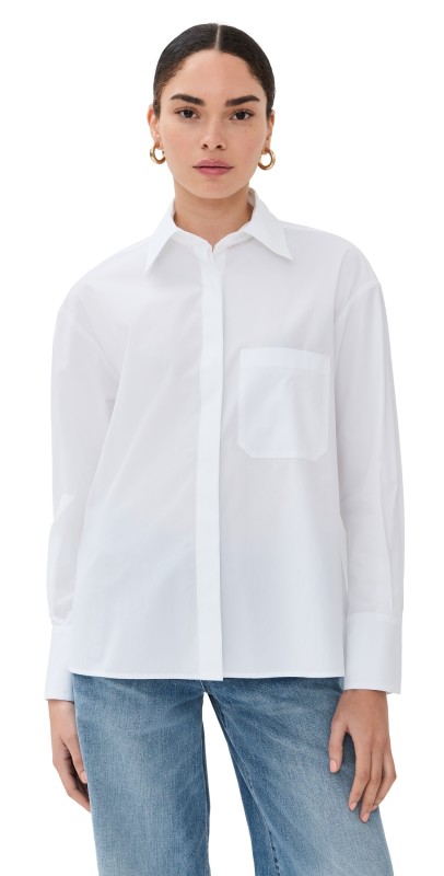 TWP E. B. Button Down White