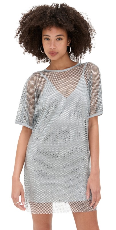 ba & sh Metalia Dress Argent