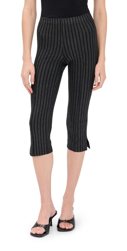 LE BOP Delilah Pants Charcoal/Black Stripe