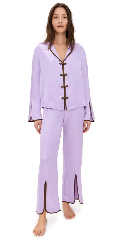 Sleeper Louis Pajama Pants Set Lavendar