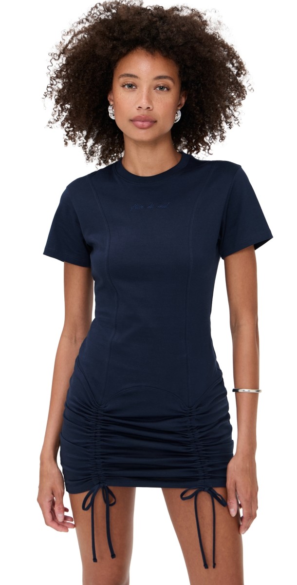 Fleur du Mal Riley T-Shirt Dress Eclipse