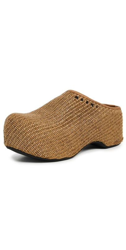 Marni Sabot Clogs Raw Sienna