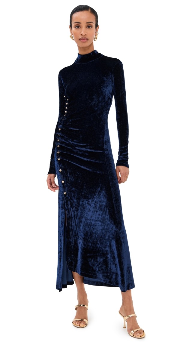 rabanne Robe Navy Poseidon