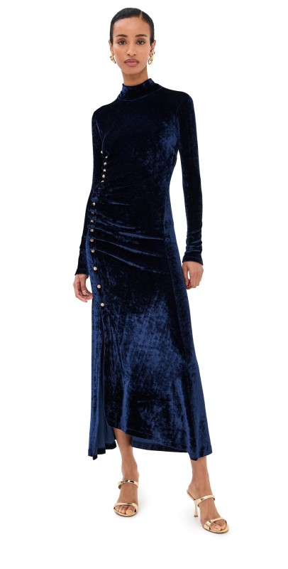 rabanne Robe Navy Poseidon