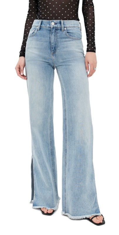 alice + olivia Weezy Jeans Gemma Light Blue