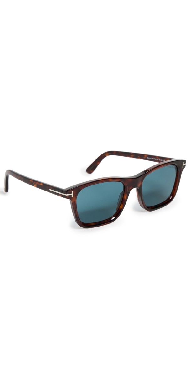 Tom Ford Barron Sunglasses Red Havana/Blu