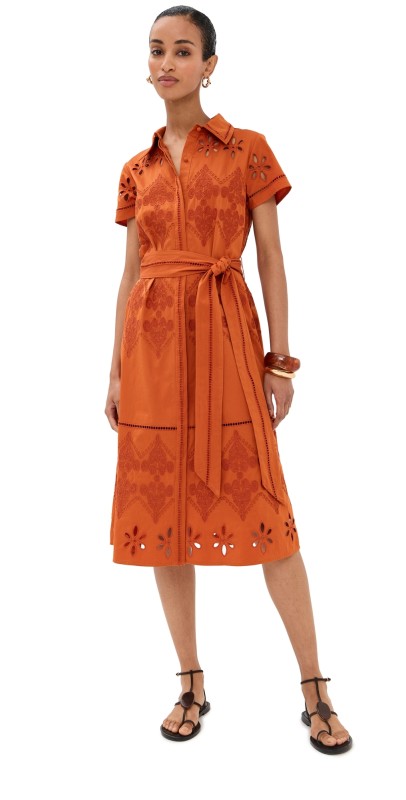 Figue Eva Dress Burnt Sienna