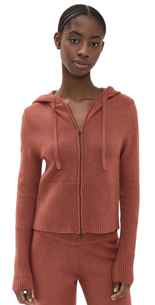 Honeydew Intimates Spice It Up Knit Hoodie Copper