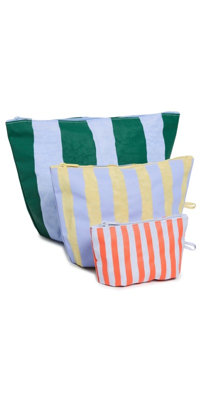 BAGGU Go Pouch Set Painted Strip