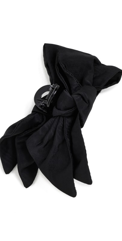Loeffler Randall Anika Bow Claw Clip Black